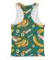 Женская майка-борцовка Banana pattern