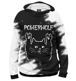 Худи для девочки Powerwolf + Рок Кот