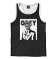 Мужская майка-борцовка OBEY Black