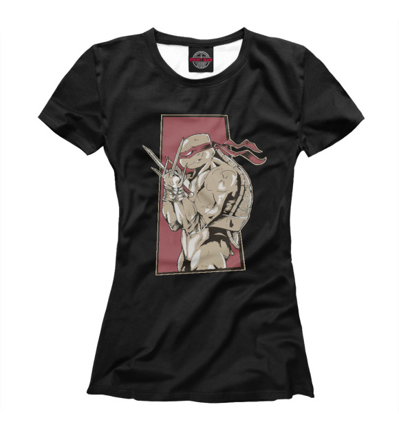 Женская футболка с изображением Raphael цвета Белый