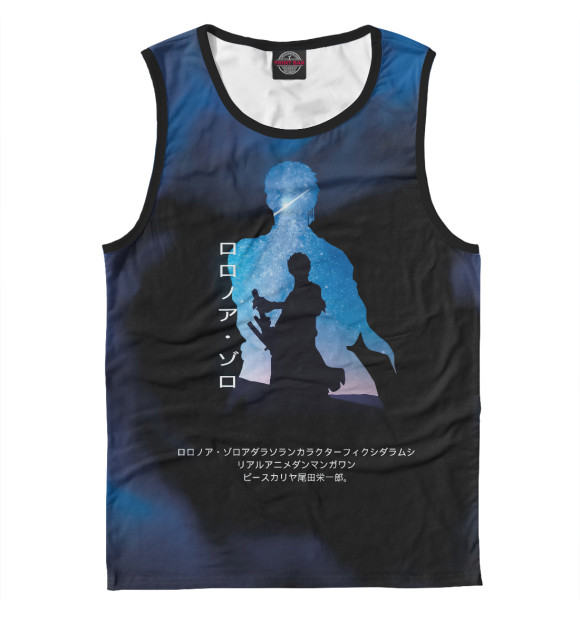 Майка для мальчика с изображением One Piece Большой куш цвета Белый