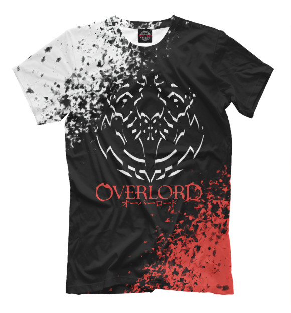 Мужская футболка с изображением Overlord цвета Белый