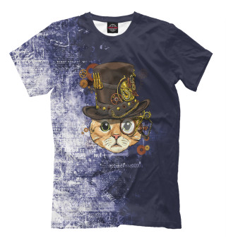 Футболка для мальчиков Steampunk Cat Steampunk