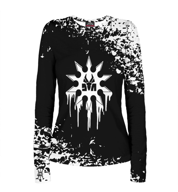 Женский лонгслив с изображением Die Antwoord цвета Белый