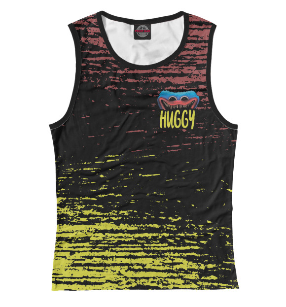 Майка для девочки с изображением Poppy Playtime цвета Белый