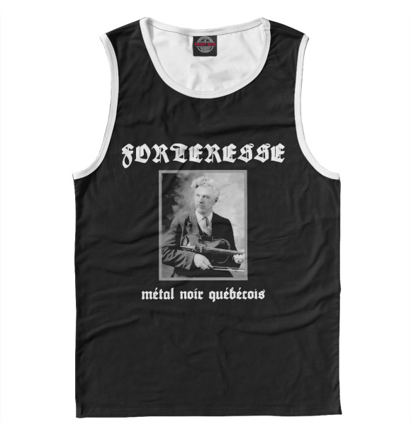 Мужская майка с изображением Forteresse цвета Белый