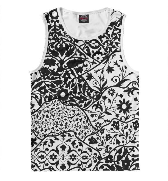 Майка для мальчика с изображением Узоры цвета Белый