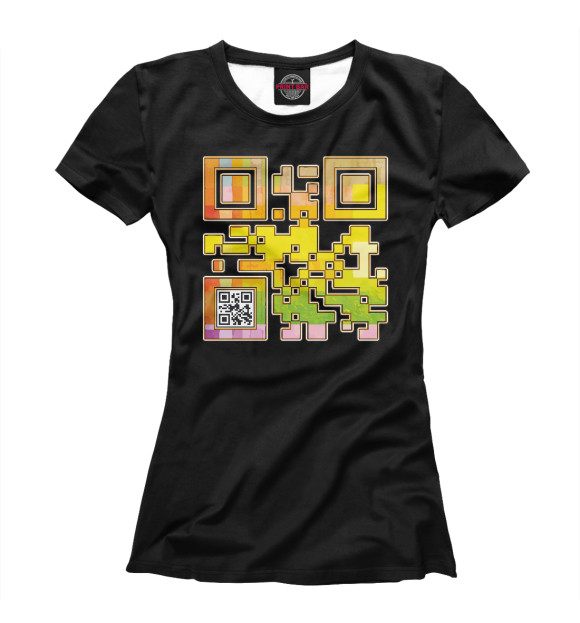 Футболка для девочек с изображением Color Code цвета Белый