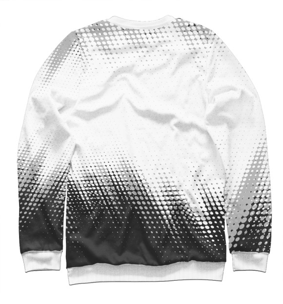 Мужской свитшот с изображением Денис аниме цвета Белый