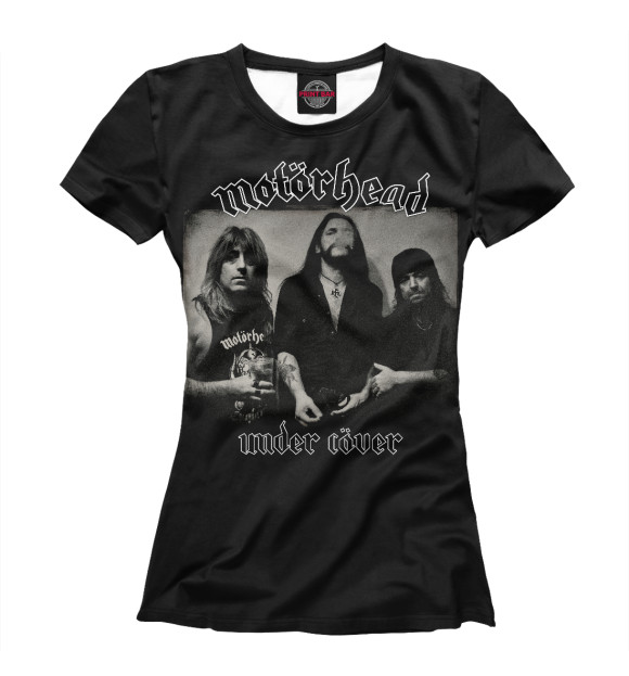 Женская футболка с изображением Motorhead цвета Белый