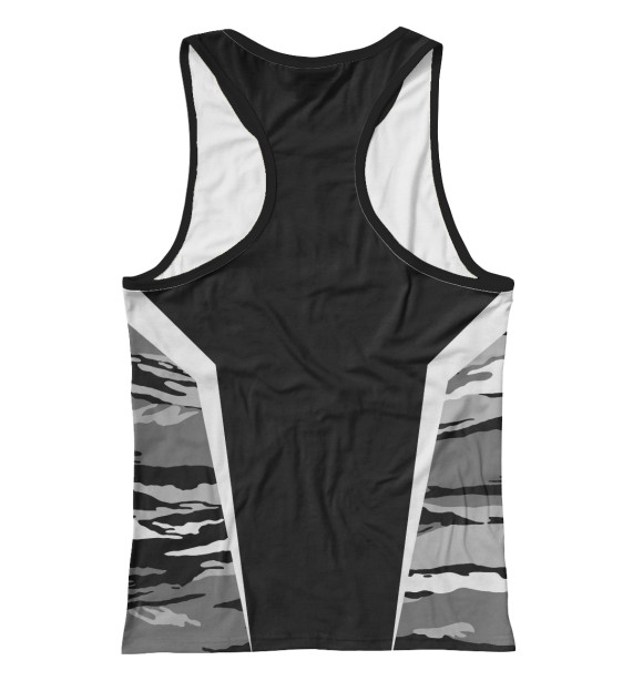 Женская майка-борцовка с изображением Сергей цвета Белый