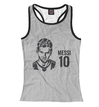 Женская майка-борцовка Messi 10