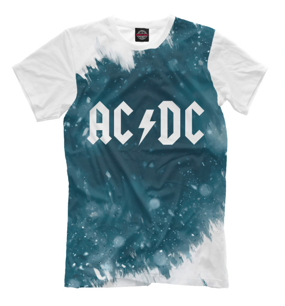 Футболка для мальчиков с изображением AC/DC цвета Белый