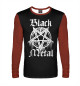Мужской лонгслив Black metal