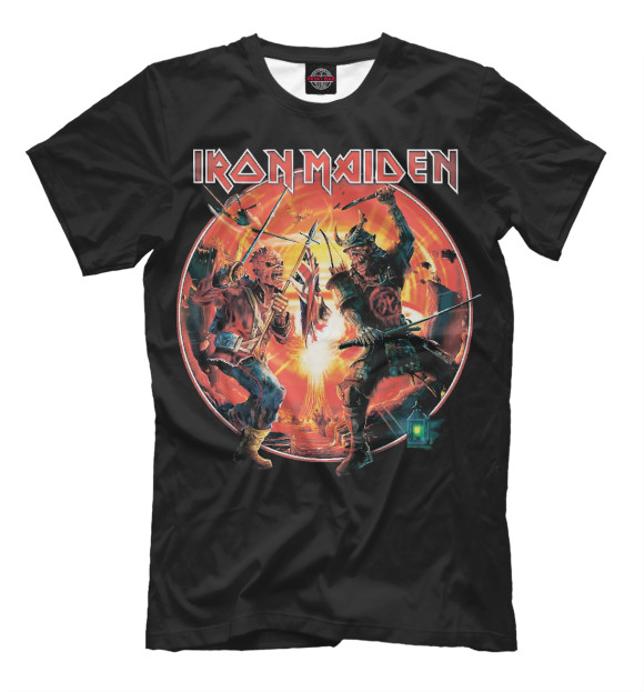 Футболка для мальчиков с изображением Iron Maiden цвета Белый