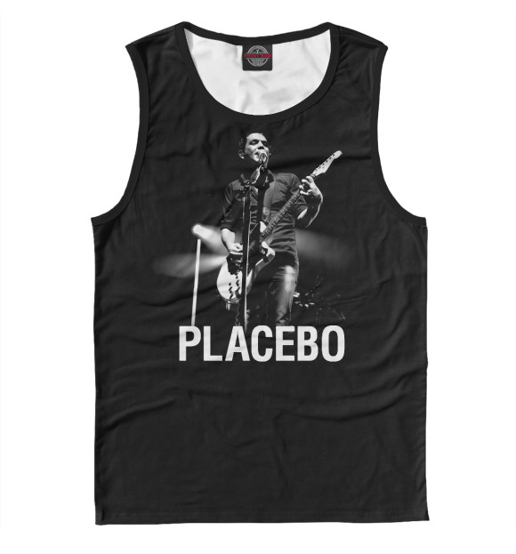 Майка для мальчика с изображением Placebo цвета Белый