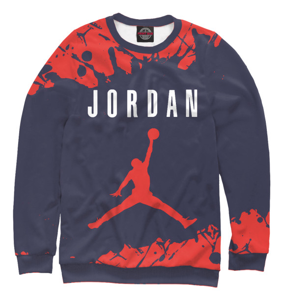 Мужской свитшот с изображением Air Jordan цвета Белый