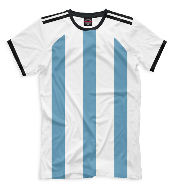 Мужская футболка с изображением Гостевая ЧМ 2022 цвета Белый
