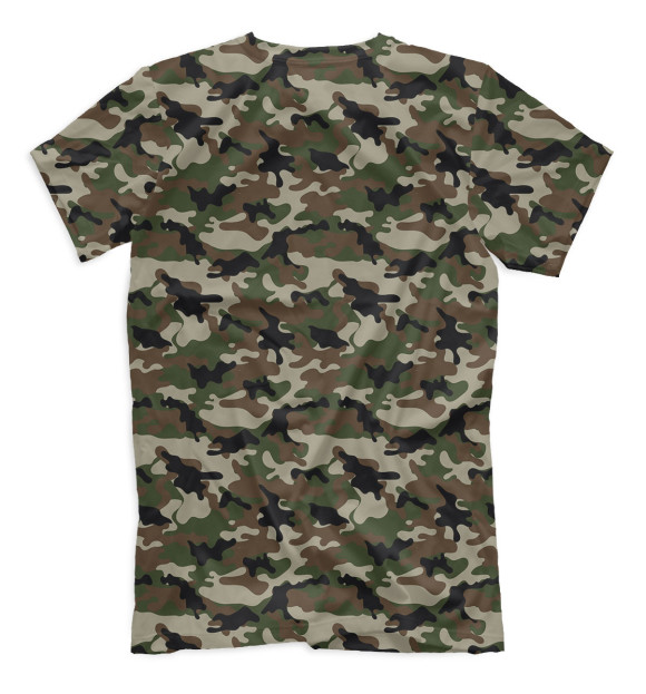 Мужская футболка с изображением Военная разведка цвета Белый