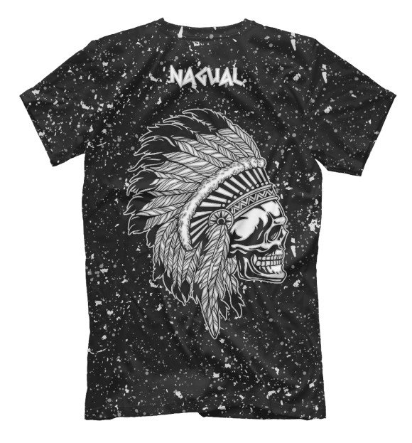 Мужская футболка с изображением Nagual цвета Белый