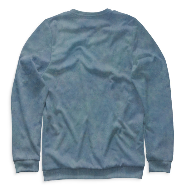 Мужской свитшот с изображением Ёжики цвета Белый