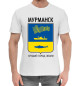 Мужская хлопковая футболка Мурманск