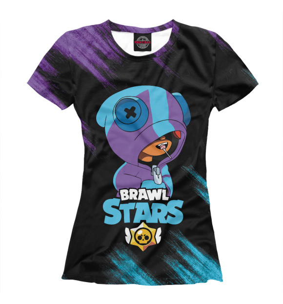 Футболка для девочек с изображением Brawl Stars цвета Белый