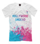 Мужская футболка Hollywood Undead Neon Gradient (брызги)