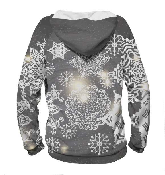 Мужское худи с изображением Енот цвета Белый