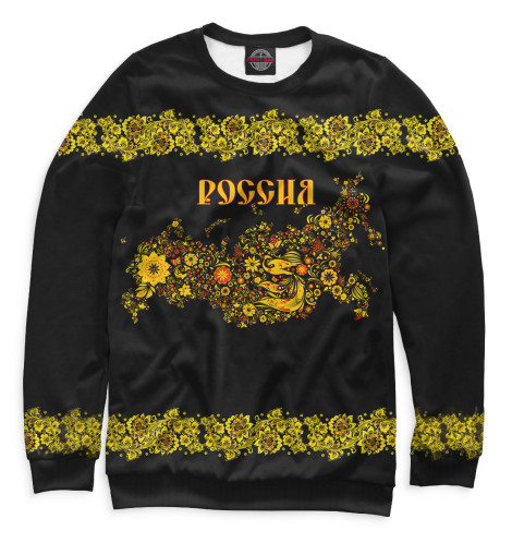 

Свитшоты Print Bar, Белый, Хохлома