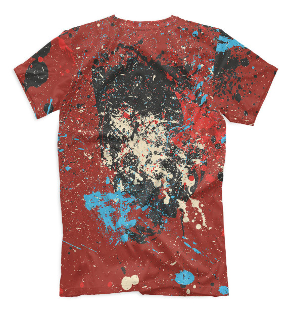 Мужская футболка с изображением На Игле цвета Белый