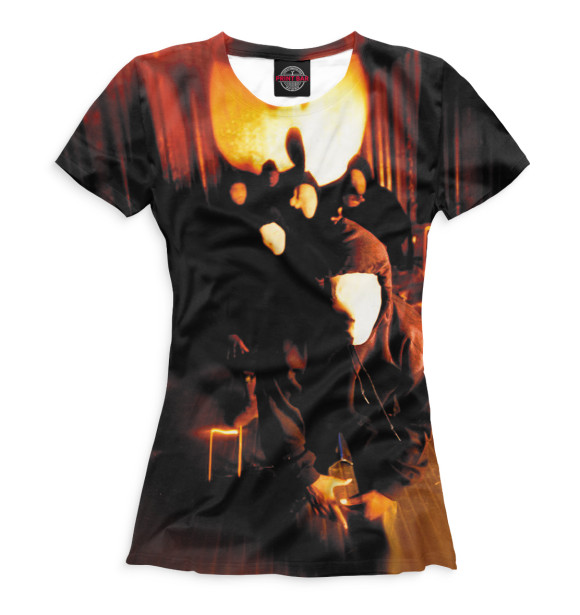 Женская футболка с изображением Wu-Tang Clan цвета Белый