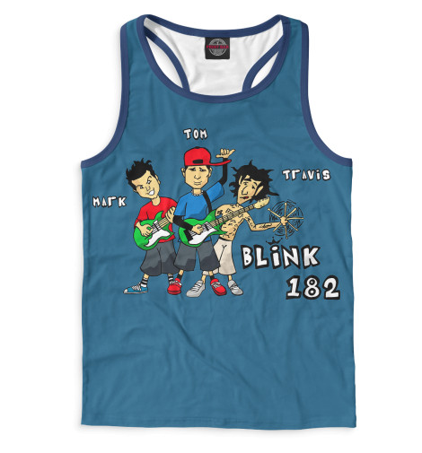 

Майки борцовки Print Bar, Белый, blink-182