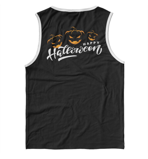 Майка для мальчика с изображением Halloween цвета Белый