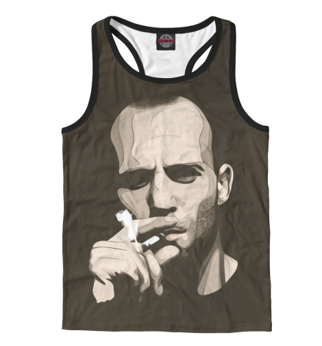 

Майки борцовки Print Bar, Белый, Jason Statham face