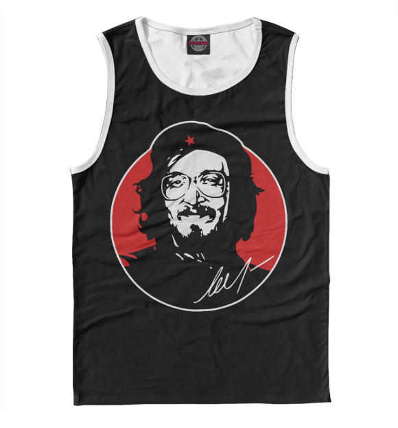 Майка для мальчика с изображением Егор Летов (Че Гевара) цвета Белый