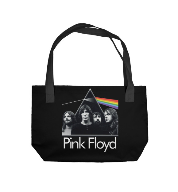 Пляжная сумка с изображением Pink Floyd цвета 