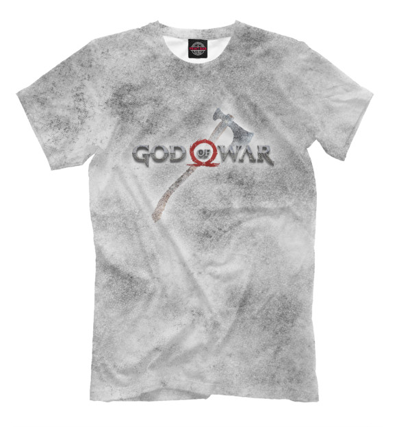 Футболка для мальчиков с изображением God of War цвета Бежевый