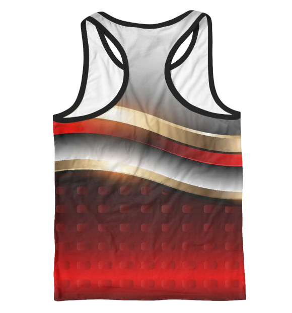 Мужская майка-борцовка с изображением Chevrolet / Шевроле цвета Белый