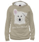 Женское худи White swiss shepherd