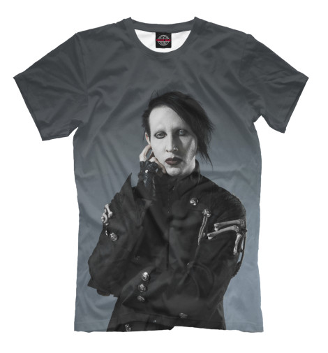 

Футболки Print Bar, Молочно-белый, Marilyn Manson