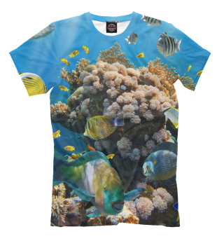 Мужская футболка Золотые рыбки