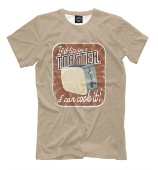 Мужская футболка Винтажный тостер