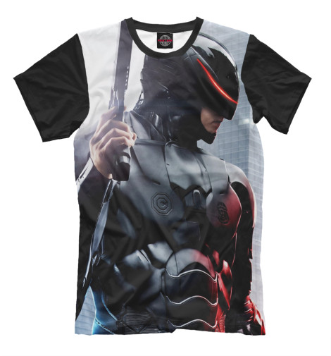 

Футболки Print Bar, Черный, Robocop 2014