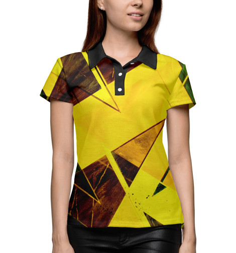 

Поло Print Bar, Белый, Абстрактные фигуры