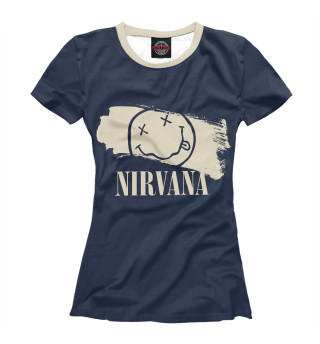 Женская футболка Nirvana