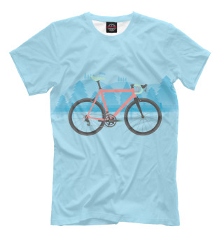 Мужская футболка Велосипед