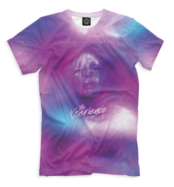 Мужская футболка с изображением The Experience цвета Белый