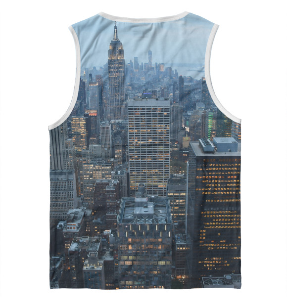 Майка для мальчика с изображением Нью Йорк цвета Белый