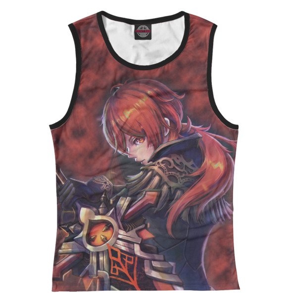 Майка для девочки с изображением Diluc - Genshin Impact цвета Белый